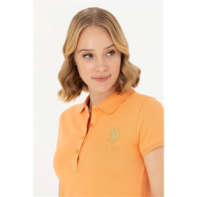 Kadın Turuncu Örme Elbise