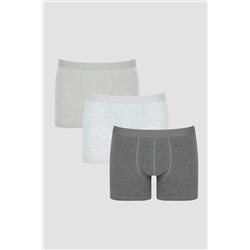Penti Erkek Basic Gri 3'lü Boxer