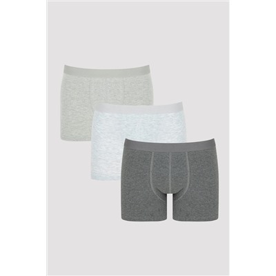 Penti Erkek Basic Gri 3'lü Boxer