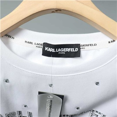 Женская футболка со стразами КАР*Л 😎