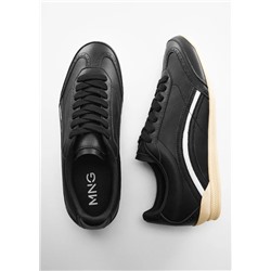 Deportivas piel cordones