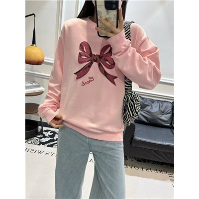 Женский свитшот с бантом КОУ*Ч