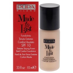 made to last extreme staying power foundation spf 10 - 030 porcelain by for women - 0.33 oz foundation   Pupa Milano
