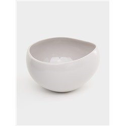 Салатник, 12 см, 0.4 л, серый, Organica