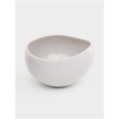 Салатник, 12 см, 0.4 л, серый, Organica