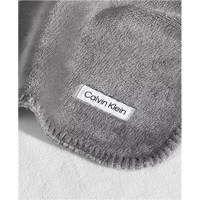 Calvin Klein Modern Solid Reversible Throw, 70" X 50"