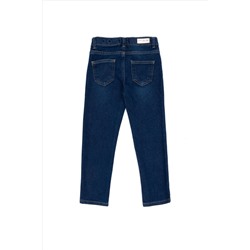 Kız Çocuk Koyu Mavi Jean Pantolon