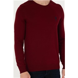 Erkek Bordo Basic Kazak