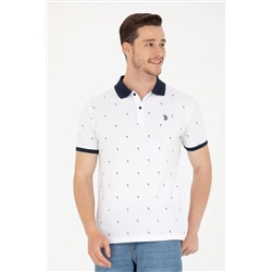 Erkek Beyaz Polo Yaka Tişört