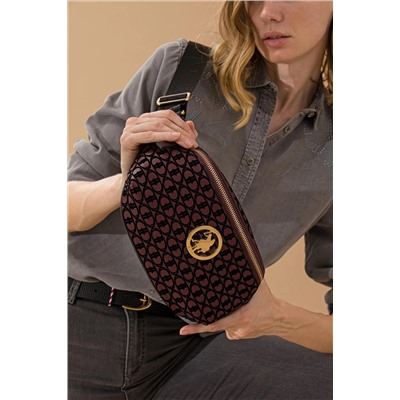 Kadın Bordo Bel Çantası