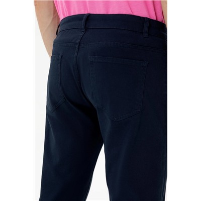 Erkek Lacivert Kanvas Pantolon