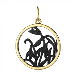 Подвеска серебро 53922YB