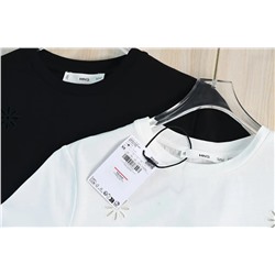 Женская хлопковая футболка  МАНГ*О