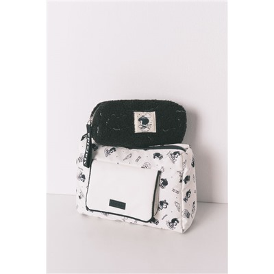 Neceser grande nylon blanco Mafalda