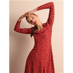 EcoVero™ Gemusterte Bluse