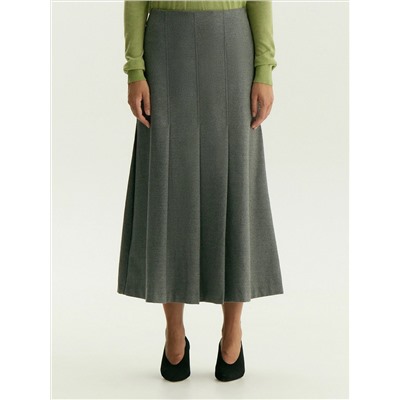 Юбка а-силуэта миди, S1042/nimbus