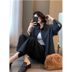 Рубашка свободного кроя в стиле Massim*o Dutt*i