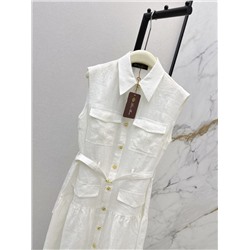 Элегантное льняное платье  ЛОР*А ПИАН*О