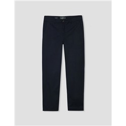 Pantalón de Sarga Regular Fit, Hombre, Azul Oscuro
