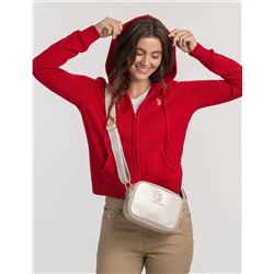 ZIP UP SWEATER WITH HOOD