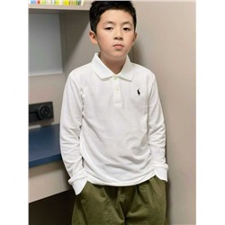 Детский лонгслив поло ПОЛ*О РАЛЬФ ЛАУРЕН 💙  Состав: 100% хлопок