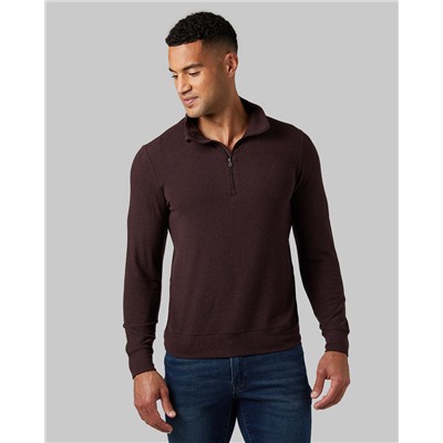MEN'S SWEATER KNIT 1/4 ZIP TOP