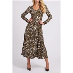 Vestido largo - Marrón