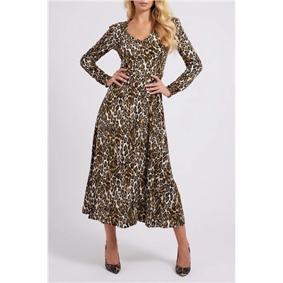 Vestido largo - Marrón