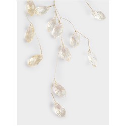 Украшение декоративное, 30 см, подвесное, акрил, золотистое, Кристаллы, Event
