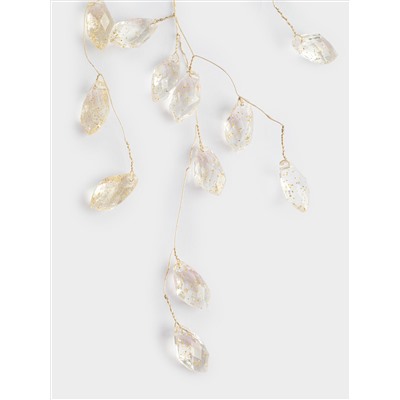 Украшение декоративное, 30 см, подвесное, акрил, золотистое, Кристаллы, Event