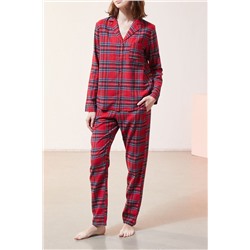 Одиль Ночная Рубашка Красная