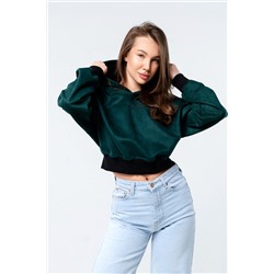 Свитшот 4 оверсайз короткий