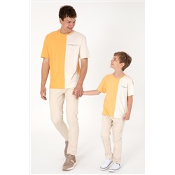 Erkek Bej Slim Fit Jean Pantolon