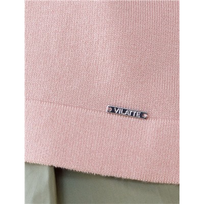 Свободный джемпер с рукавом 3/4 тонкой вязки из вискозы