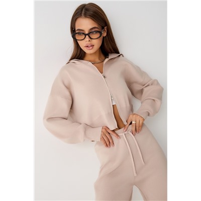 Костюм вязаный теплый с брюками и кофтой #3