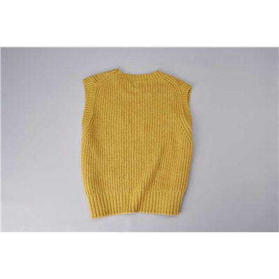 Вязаный жилет из плотной ткани КО*С