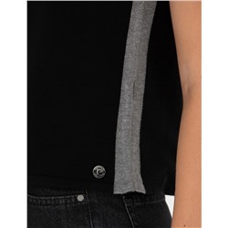 Siyah Slim Fit Bisiklet Yaka Tişört