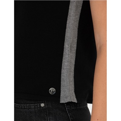 Siyah Slim Fit Bisiklet Yaka Tişört