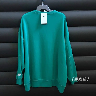 Женский оверсайз свитшот в красивом изумрудном цвете  Nik*e