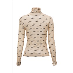 Jersey fino Caqui y negro