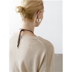 Jersey punto oversize 100% lino