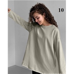 Лонг из чистого хлопка с длинными рукавами (видела на него обзор, классный 🔥)