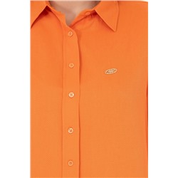 Kadın Turuncu Uzun Kollu Gömlek