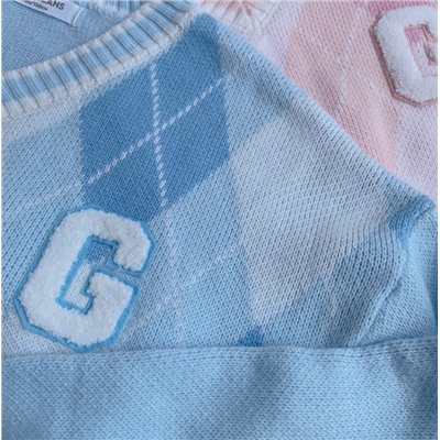 Вязаный свитер для девочек. Экспорт