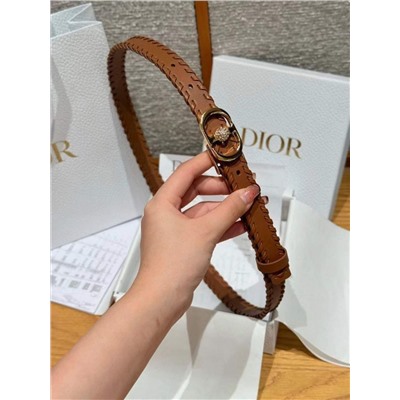 Женский кожаный ремень со стразами   DIO*R  Montaign*e Juli*e