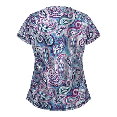 UA Boho Paisley Ceil Scrub Top