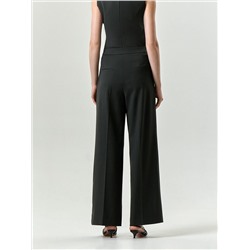 Брюки широкого кроя из вискозы и шерсти, D431/misak