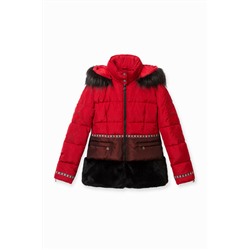 Chaqueta corta bimateria