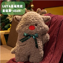 Новогодняя игрушка-подушка