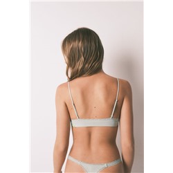 Sujetador top Seamless encaje verde